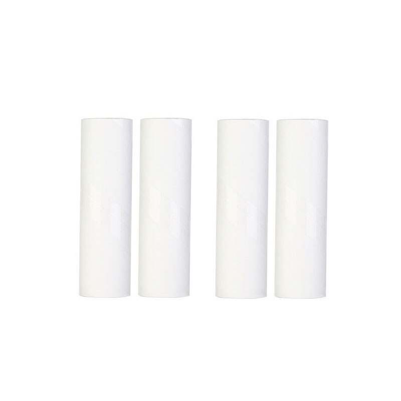 Papier anti-poussière collant, 5 rouleaux + 1 poignée, brosse adhésive déchirable, vêtements, brosse à peluches, Kit d&#39;épilation avec poignée: 4pcs