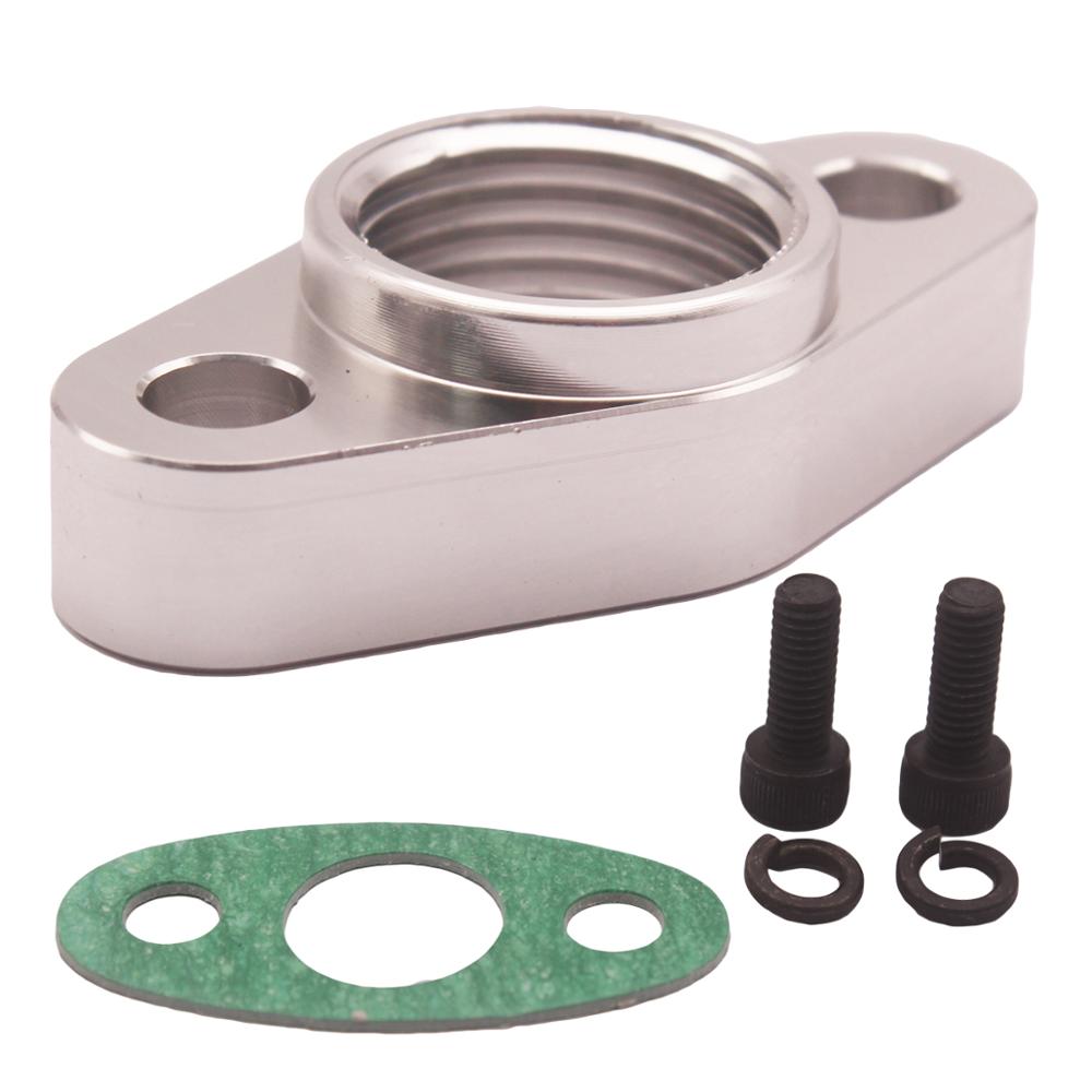 Turbo Öl Rückkehr Ablauf Flansch 38mm weibliche 1/2 NPT Für KKK K03 Garrett GT15 GT17