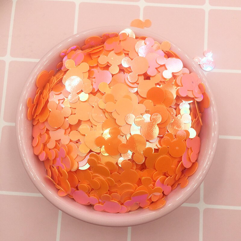 20G Kawaii Muis Hoofd Pailletten Pailetten Voor Nail Art Scrapbook Decoratie Diy Ambachten Glitter Confetti Naaien Accessoires: 11Mm