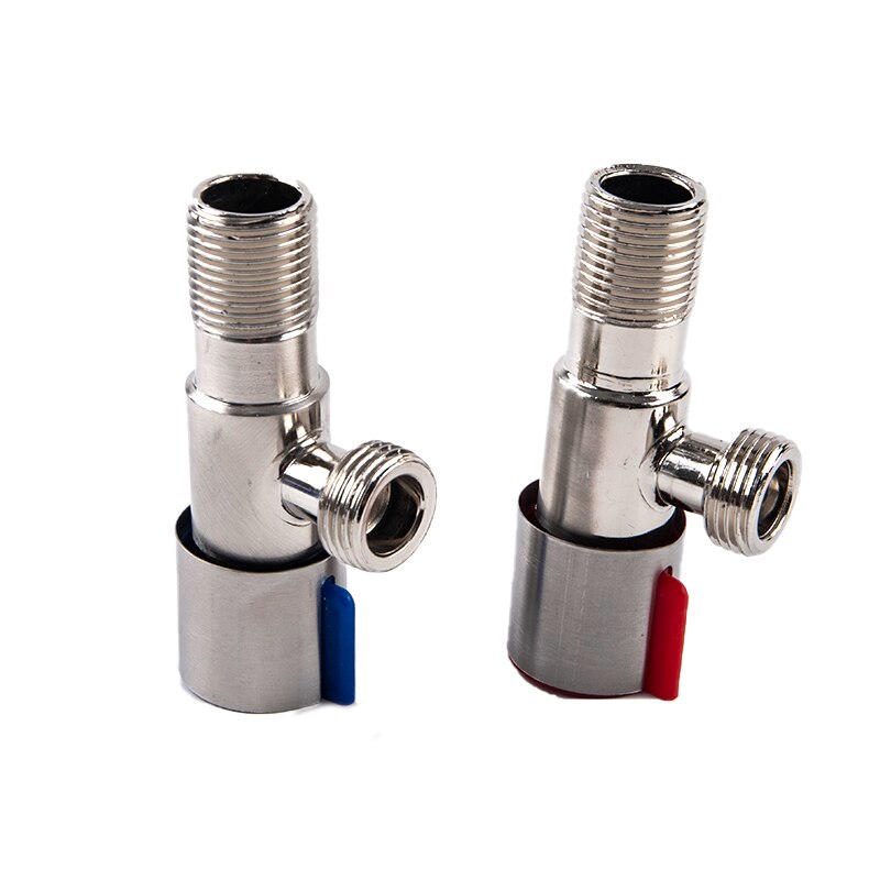 Válvulas de parada de ángulo para el baño, interruptor de apagado G1/2, válvula de parada de agua para el lavabo del inodoro, calentador de agua