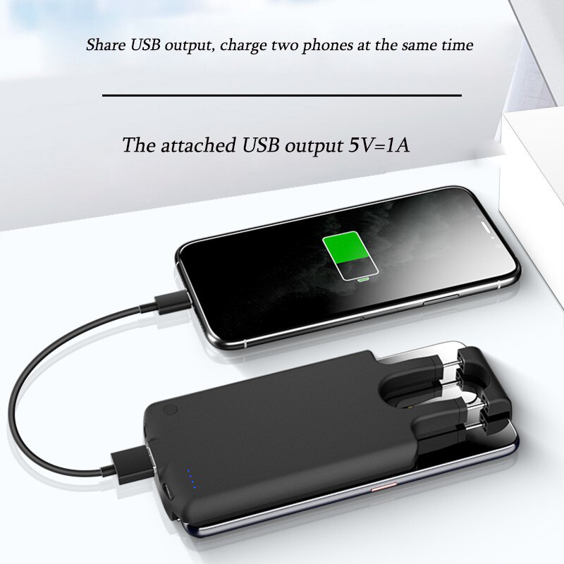 Power bank 6800mAh Charging Power Cases Type-C For OnePlus 3/3T/5/5T/6/6T/7 Battery Cases For OnePlus Nord Power Bank Cases