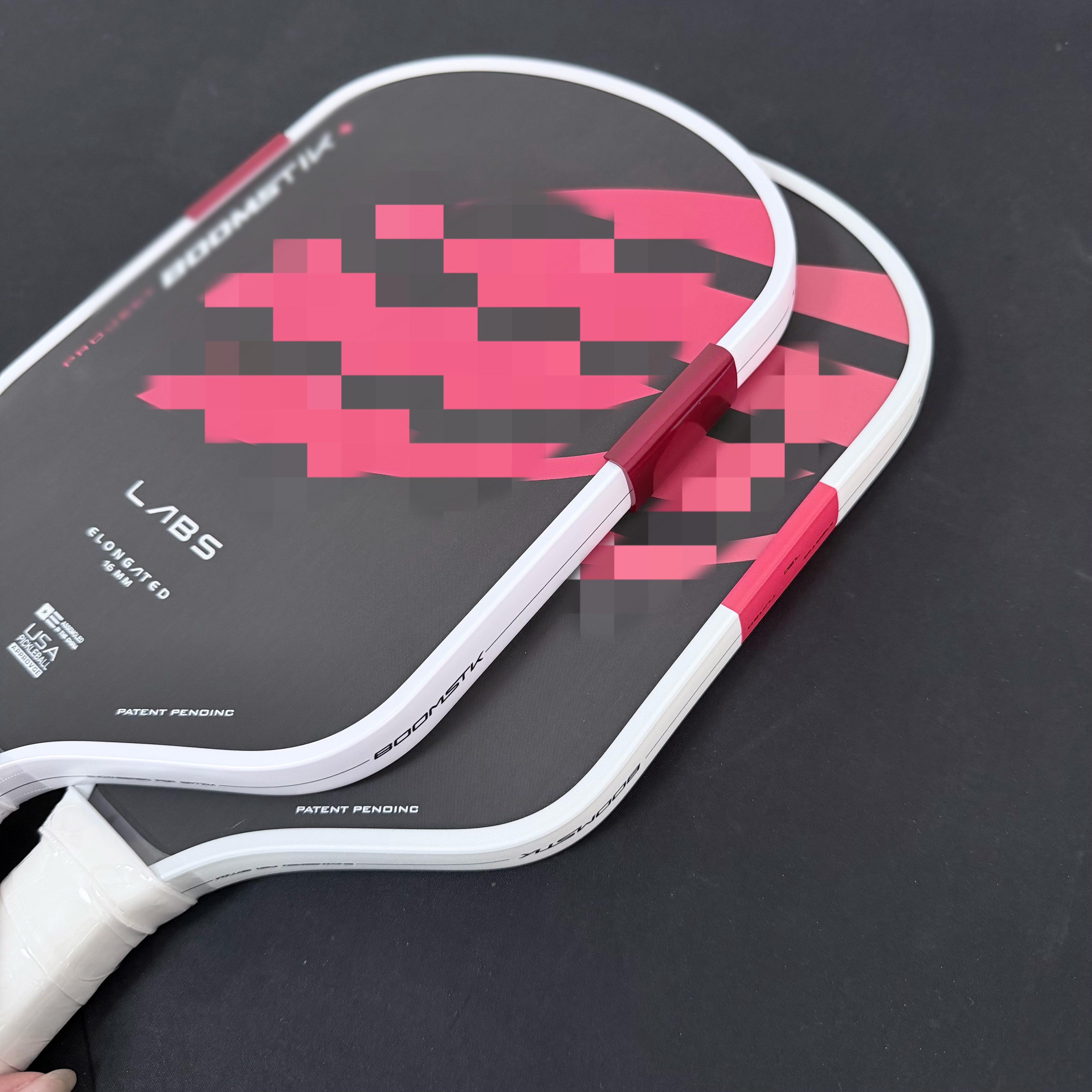 LABS Project Boomstk Elongated Pickleball Paddle 16mm Boom Core Racket Pure Foam Paddle