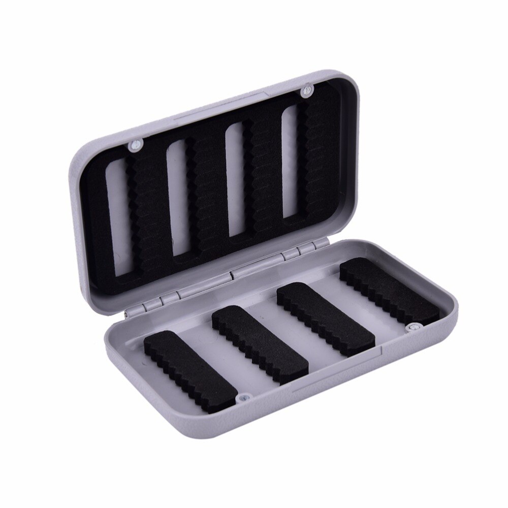 Waterproof Plastic Bait Hook single Side Lure Storage Foam Fly Fishing Box