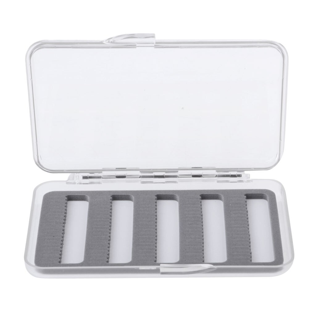 Vliegvissen Box Foam Insert Transparante Deksel Componenten Fly Case