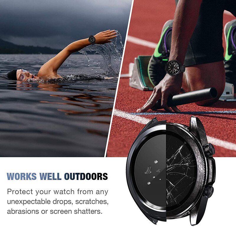 Gehard Glas Voor Samsung Galaxy Horloge 3 41Mm 45Mm Screen Protector En Case Accessoires Set Voor Galaxy Horloge 3