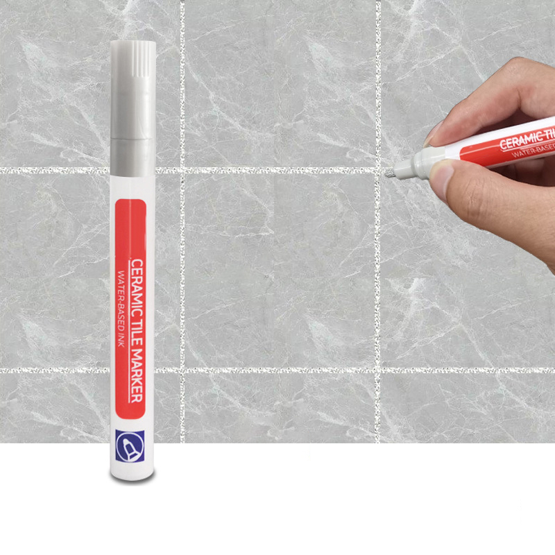 12Color Waterproof Tile Seam Marker Pen Grout Tile Marker Wall Seam Pen For Tile Floor Bathroom Decontamination Seam Repair Tool: Navy Blue