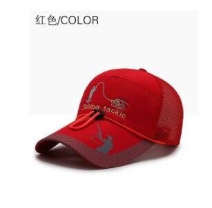 100% Vissen Hoed Mannen Outdoor Zon Bescherming Zonnescherm Vissen Hoed Sport Sneldrogende Wandelen Paardrijden Hoed Baseball Netto cap
