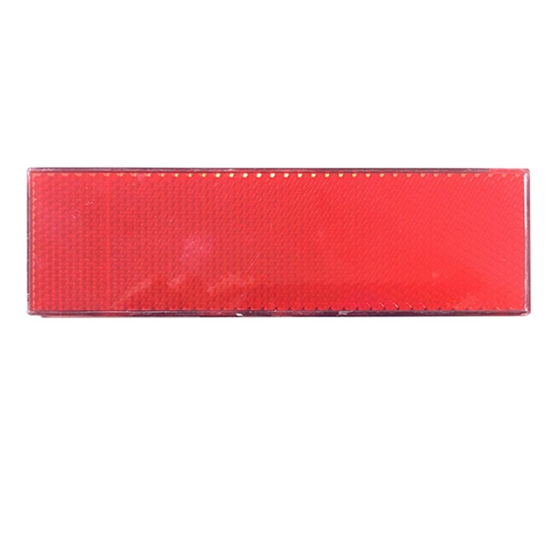 White Red Warning Reflective Safety Plate Tape Reflector Stickers For Car Truck: RD