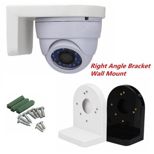 Plastic L Type Right Angle Bracket Wall Mount for CCTV Dome IP cam