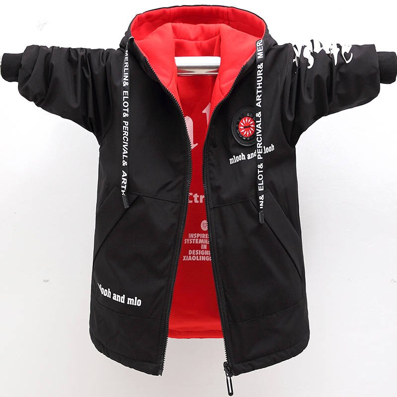 Nouveau Hiver Spider-man Veste À Capuche Enfants Hiver Manteau Chaud Porter des vêtements rembourrés en coton des deux côtés Garçons | FR