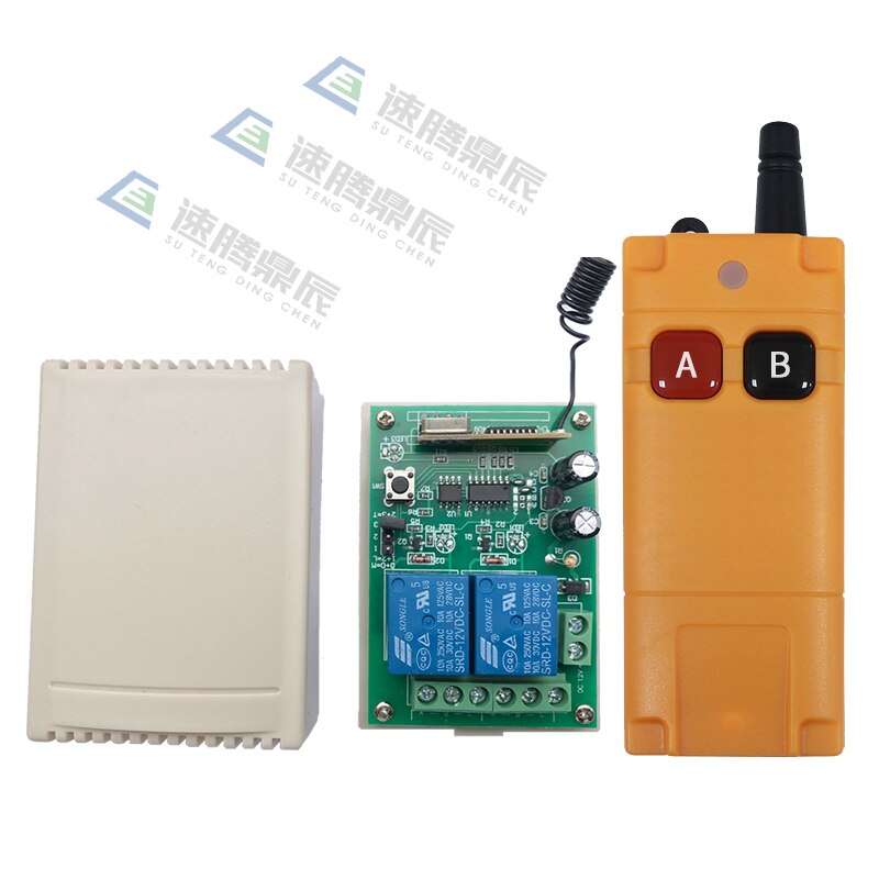 12V 24V Draadloze Afstandsbediening Schakelaar Module 2 Weg Afstandsbediening Controller 4000M Remote 12V Afstandsbediening controle