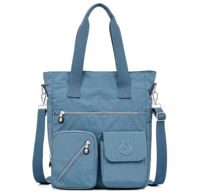 Mummy Bag Diaper Bags Portable Backpack Maternity Nappy Bag Mother Large Handbag Multifunction: BXY081H-sky blue