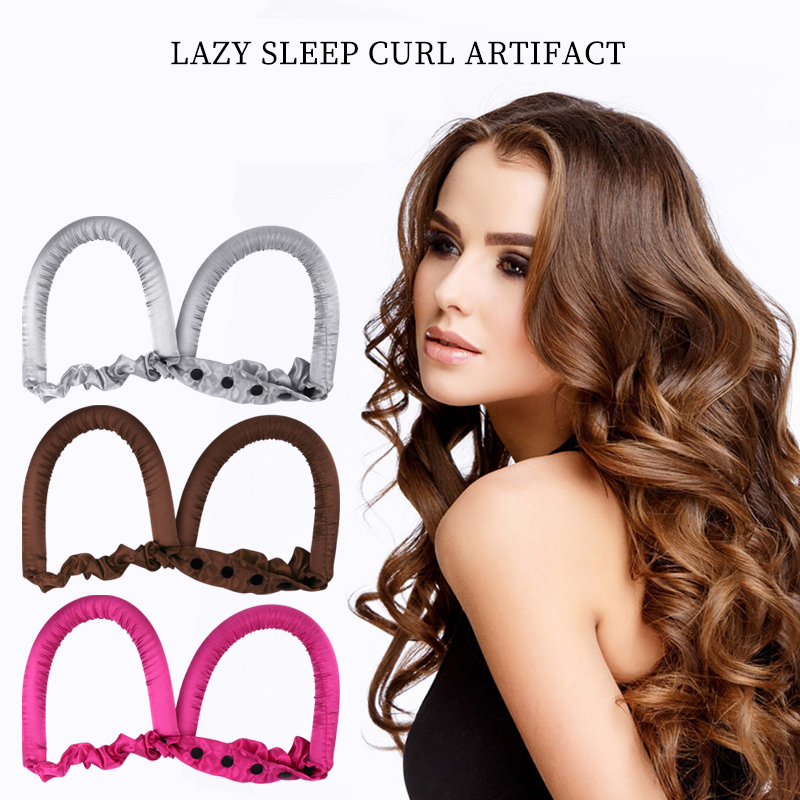 Heatless Curl Ribbon Silk Curling Ribbon Hair For Women Hair Curl Heatless Curling Rod Headband Lazy Curler