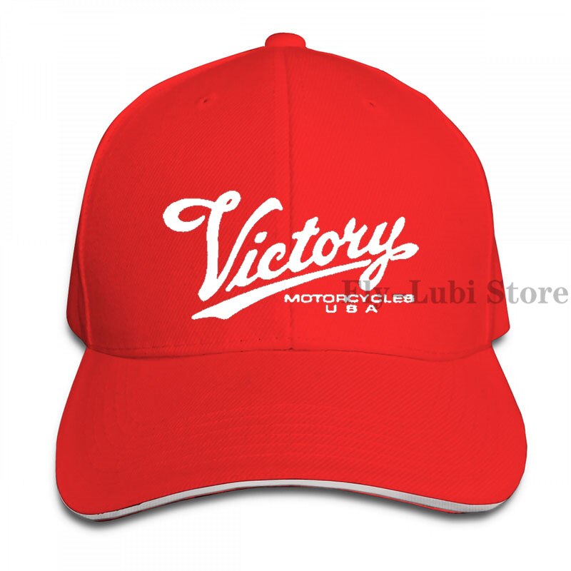 Victory Motorcycles Usa Baseball cap men women Trucker Hats adjustable cap: 1-Red