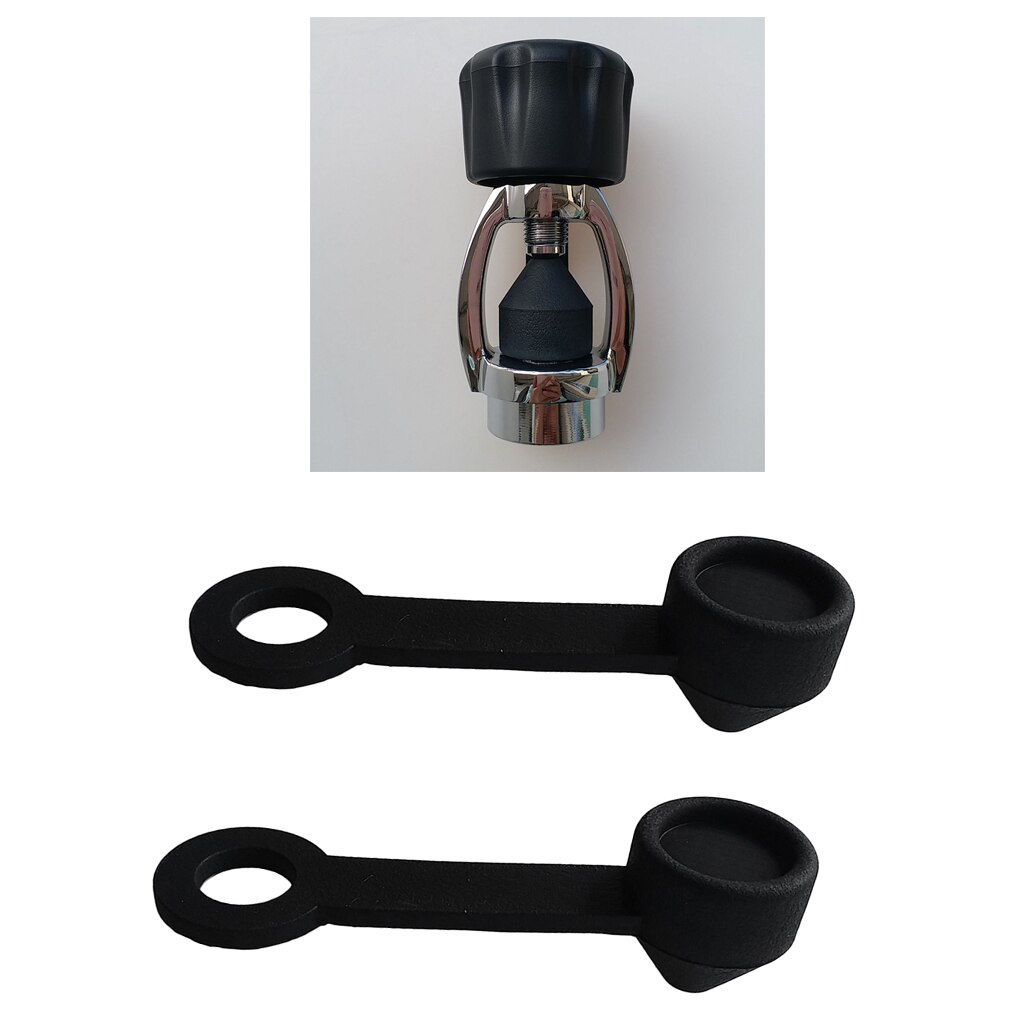 2pcs Onderwater Duiken Din naar Juk Adapter/JUK Regulator 1st Eerste Fase Stofkap Scuba Dive Regulator stofkap