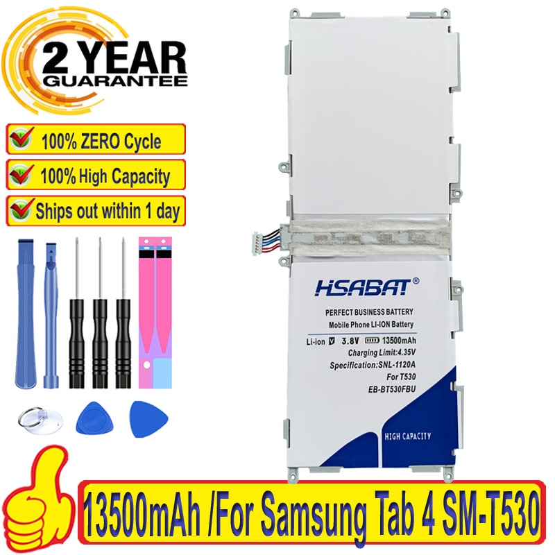 oben 100% Neue 13500mAh Batterie für Samsung Galaxis Tab4 Tab 4 SM-T530 T533 T535 T531 T535 T537 Batterien + freies gfit