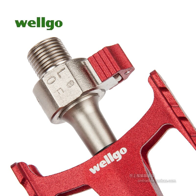 Wellgo QRD-M079 Pedal de rodamiento ultraligero, Pedal de liberación rápida para bicicleta de montaña o carretera, piezas para bicicleta