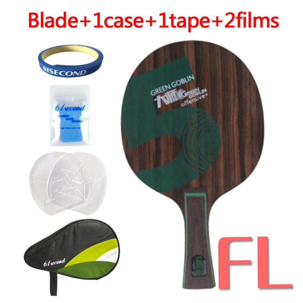 Friendship 729 Master series table tennis racket Green goblin 5/7 Ebony ebony 5 7 OFFENSIVE attack: 5 FL with HM 1case