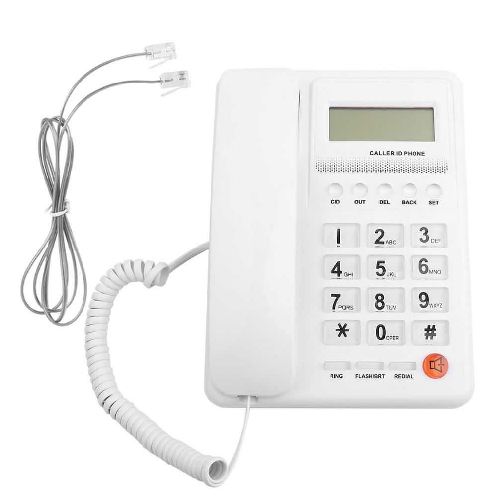 Home Hotel Wired Corded Desktop Telephone Office Landline Telephone