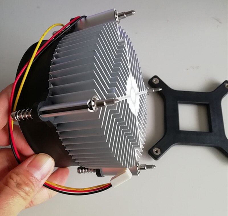 Aluminium Heat Sink Cooling Fan 50W 100W High Power Led Light 95*95*55mm