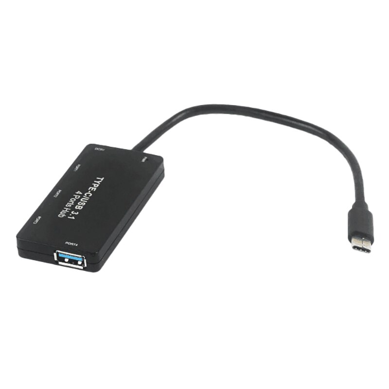 Usb-hub dockingstation type-c  to 3 x usb 3.0 3- poorts usb-c-hub voor laptop-pc