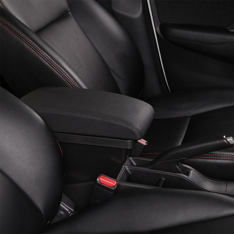 Para caja de reposabrazos KIA Rio/rio 3 + caja de contenido de la tienda central 3USB con el soporte de la taza productos interior del coche -accesorio de estilo