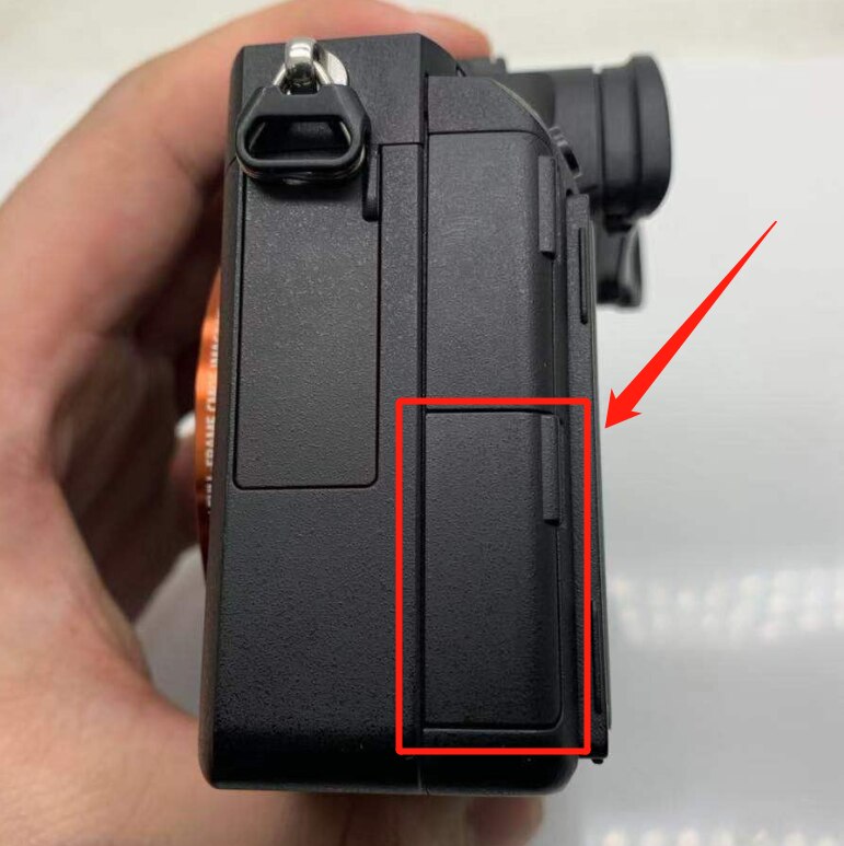 Nuovo A7 iii / M3 USB coperchio in gomma porta HDMI-compatibile MIC coperchio interfaccia per Sony ILCE-7M3 ILCE alfa 7M3 A7III A7M3 parte: bianca