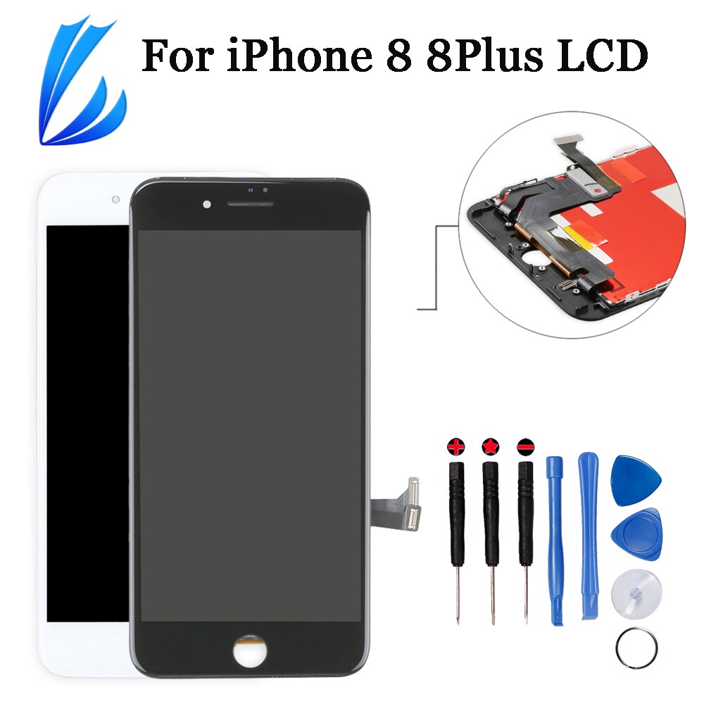 For iPhone SE (2022) LCD Screen For iPhone SE3 Screen Replacement For iPhone SE (3rd Generation) Touch Digitizer A2783 Repair Kits (Without Frame) (White