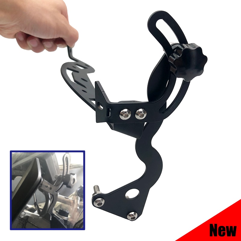 For BMW R1200GS R1250GS Windshield Windscreen Steel Bracket Mounting Clamps Holder R1200 GS LC ADV , R 1250 GS ADV