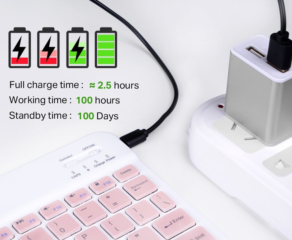 Wireless Keyboard and mouse Mini keyboard for tablet for ipad Tablet Wireless bluetooth keyboard For Android ios Windows Phone