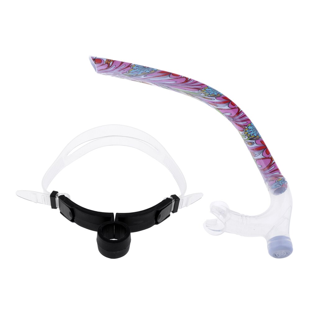 Nuotata Snorkel-di Nuotata Snorkel Formazione-Comodo Boccaglio In Silicone &amp; One-way Valvola di Spurgo-Centro del Supporto di Progettazione