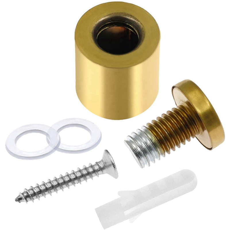 12Pcs 3/4 X 1Inch Standoff Screws, Wall Sign Standoff Advertising Glass Standoff Nail For Hanging Acrylic Picture Frame