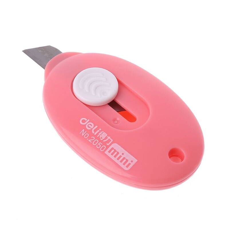 Slumpmässig färg mini verktyg kniv box cutter infällbart rakblad diy-verktyg