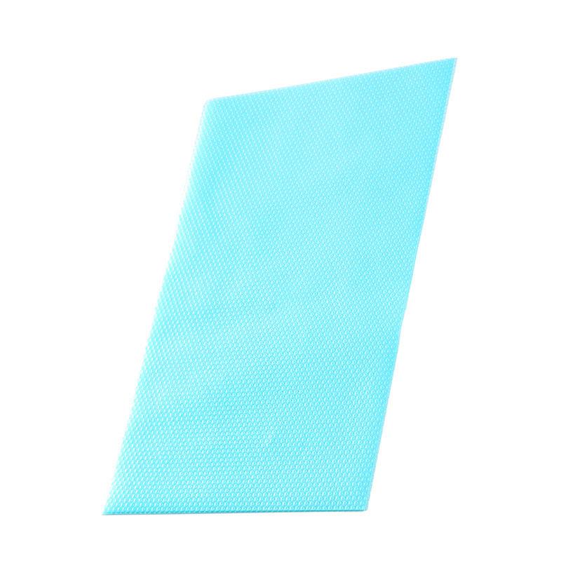 4Pcs Vegetable Food Fresh Keeping Mat Refrigerator Drawer Absorbent Sponge Anti-Corrosion Pad Fruit Fresh-Keeping Mat: Sky Blue
