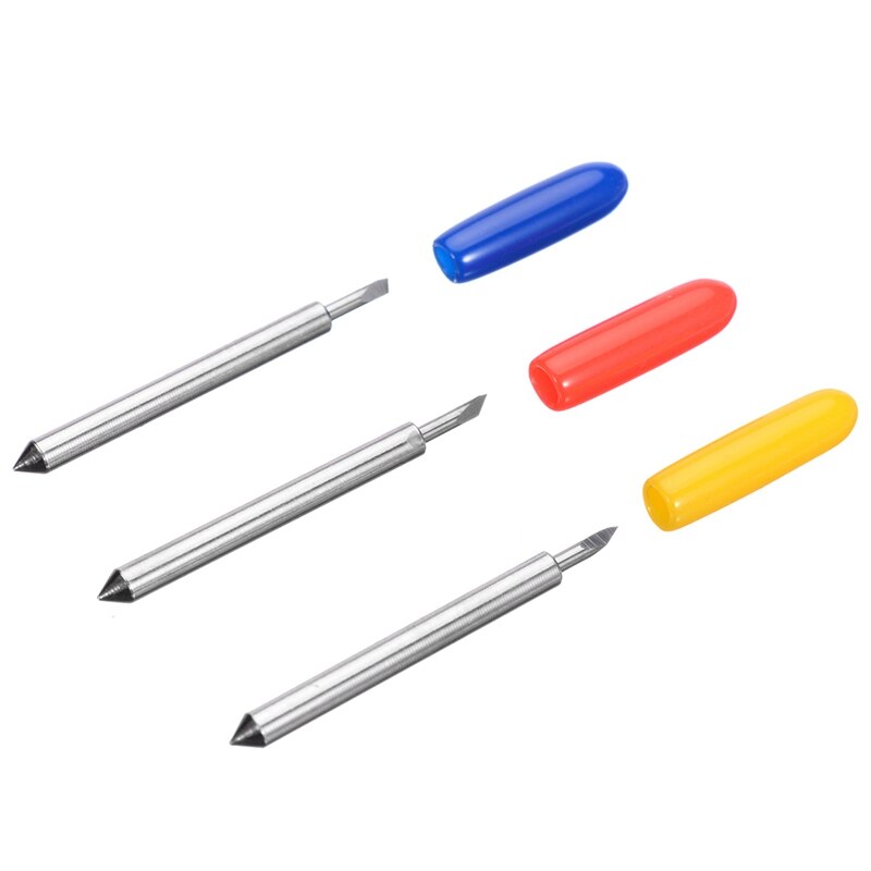 Best 17 stk/sett 30/45/60 grader for roland skjæreplotter vinylskjæreblad+holder foredle kanin redseil kutter plotter skjæring