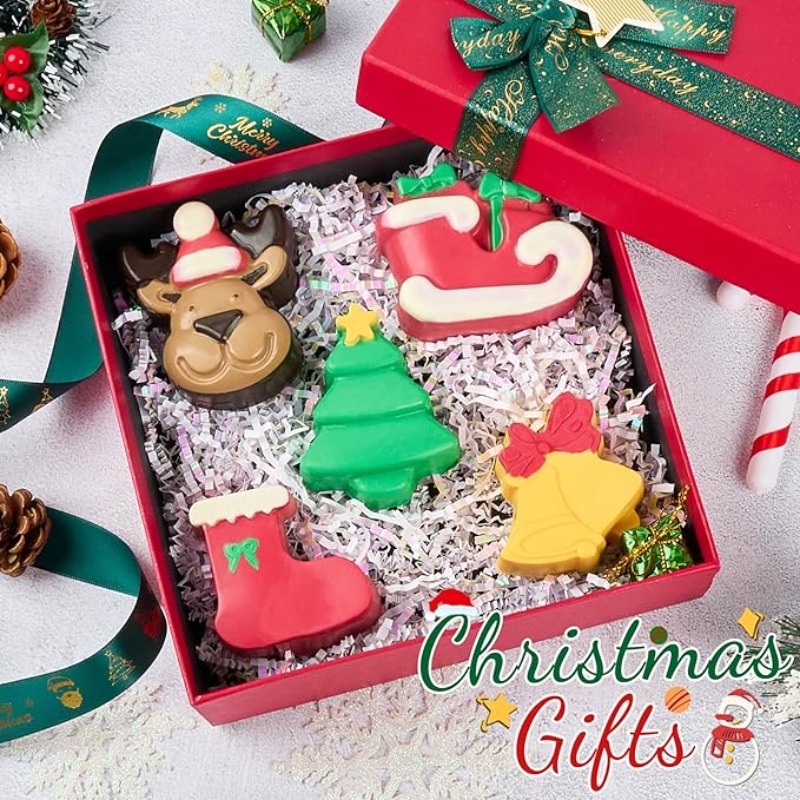 Stampo in silicone per candele per albero di Natale 3D kit per realizzare candele natalizie fai-da-te Sapone fatto a mano Gesso Strumenti di cottura in resina Regali di festa