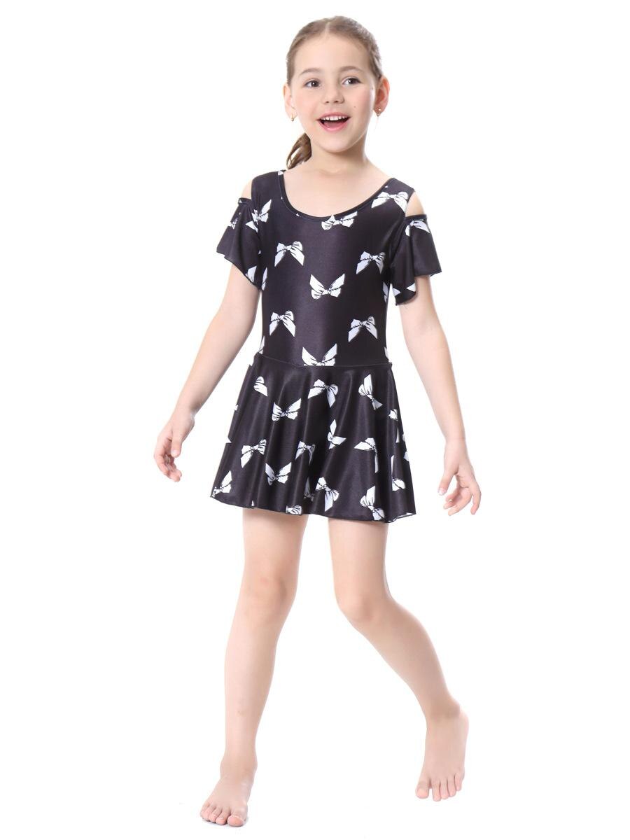 traditional Girls Swimwears One-Piece Suits Print Islamic Children Modest Swimsuits Islam Beach Cap Wear Swimming Diving Burkini