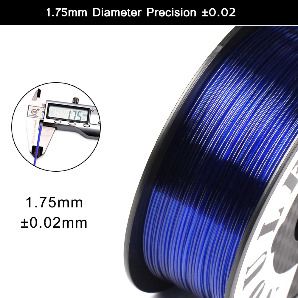 Noulei petg filament 1.75mm plast 3d tryck filament petg 1kg höghållfast 3d tryckmaterial
