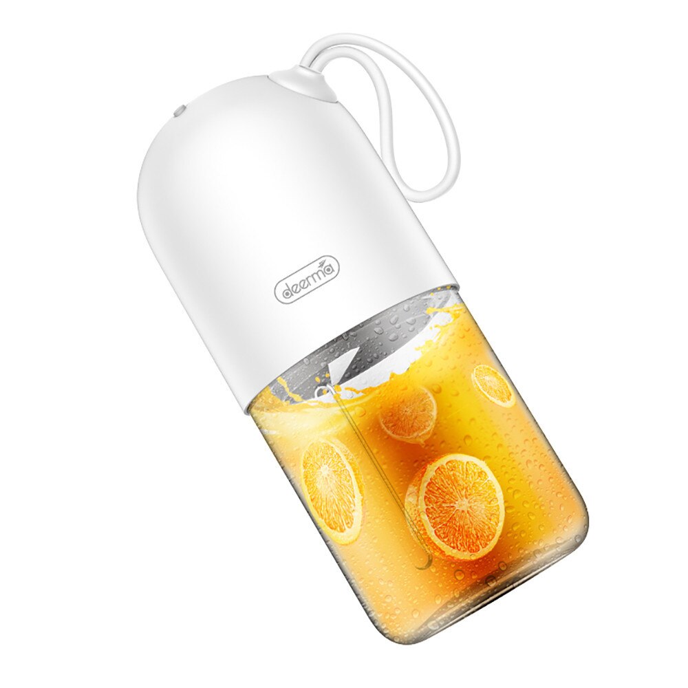 Xiaomi Deerma Portable Electric Juicer Blender 300ml Mini Capsule Shape Powerful Electric Juice Cup For Travel Home