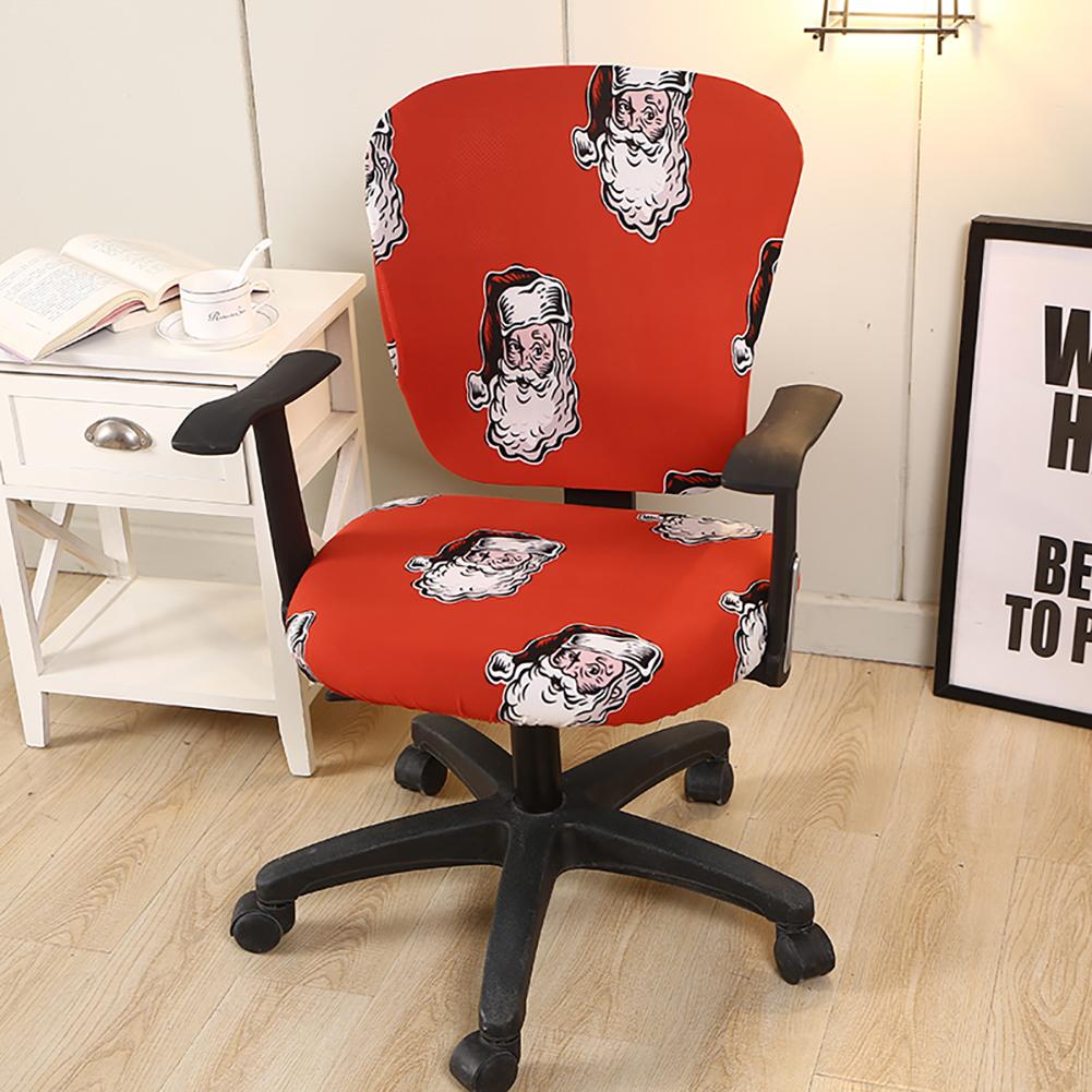 Computer Office Chair Cover Rekbaar Universal Swivel Stoel Cover Voor Kantoor Forras De Cadeiras Decoratieve Stoelbekleding