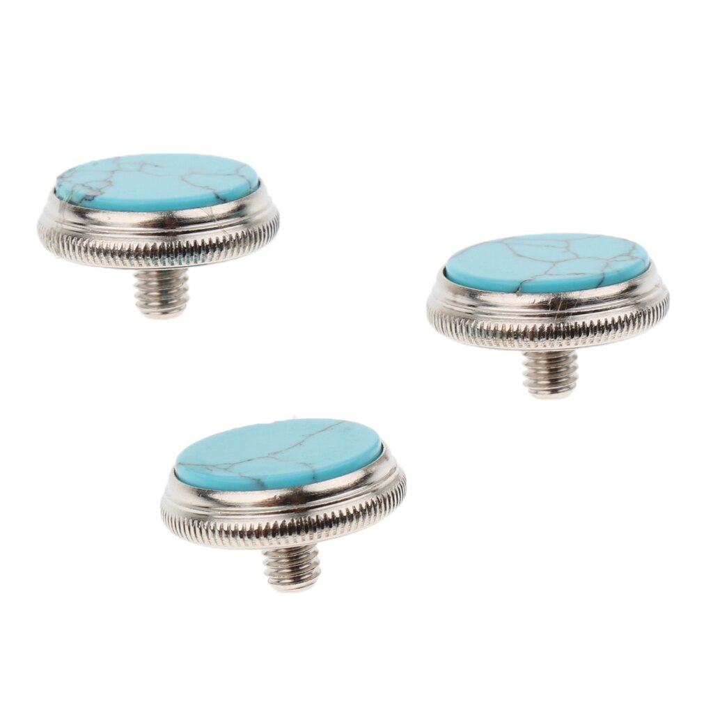 Ensemble de 3 boutons de trompette, pièces de rechange pour instruments de musique
