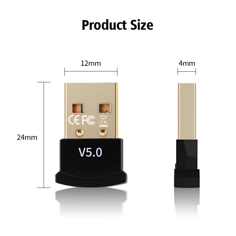 Wahre 5,0 Bluetooth Adapter USB Bluetooth Sender Für PC Computer Rezeptor Laptop Kopfhörer Audio- Drucker Daten Dongle Empfänger