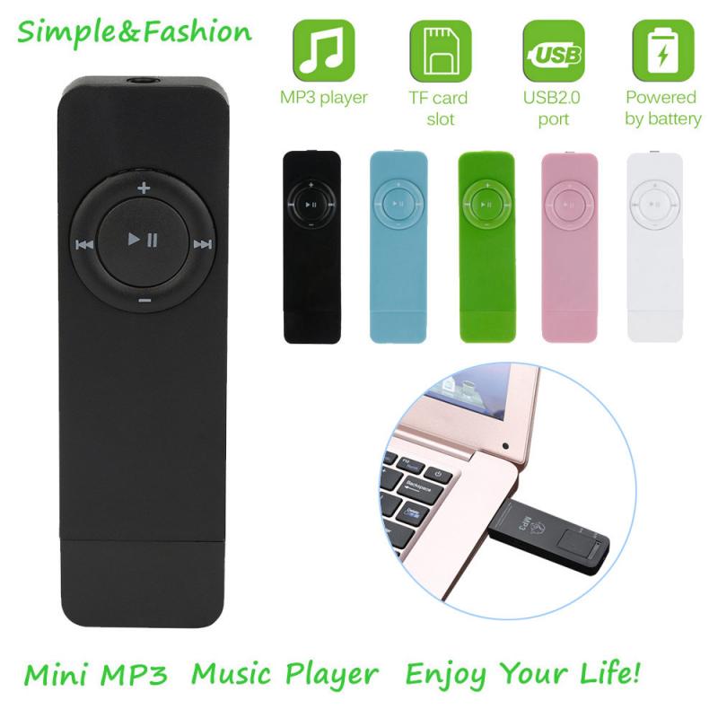 Portable USB In-line Sport MP3 Player Lossless Sound Music Media Player Support Micro TF Card