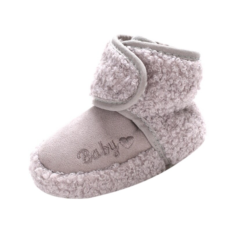 Bébé filles garçons enfant en bas âge bottes de neige bébés hiver chaussons Faux polaire anti-dérapant enfant en bas âge -né berceau chaussures offre spéciale