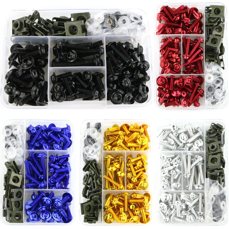 Volledige Kuip Bolt Kit Sluiting Clips Carrosserie Schroeven Fit Voor Honda CBR600 F F2 F3 F4 F4i Cbr 600RR 900RR 929RR 954RR RC51