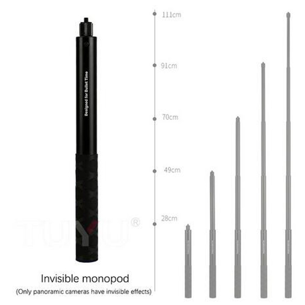 TUYU Motorrad Dritten Person Perspektive Lenker Halterung für GoPro DJI Insta360 Ein R X2 Unsichtbare Selfie Stick Zubehör