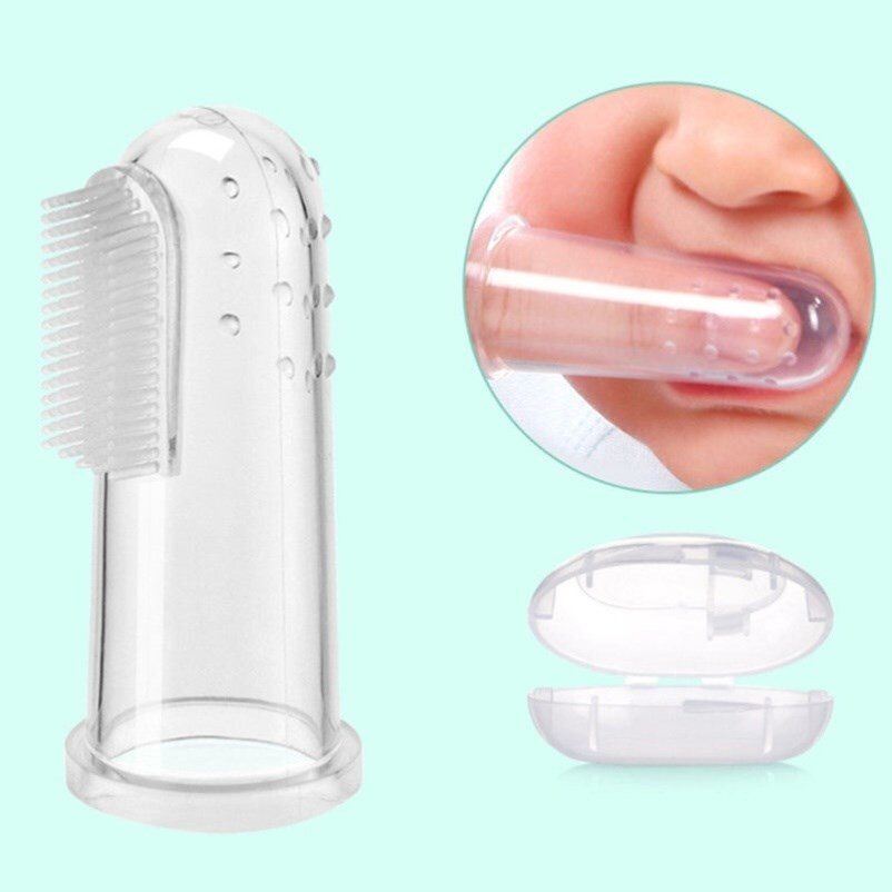 Silicone Baby Tongue Cleaner Baby Tongue Cleaner Baby Infant Toothbrush Children Training Brosse A Dent Baby Brush AC50YS: Default Title