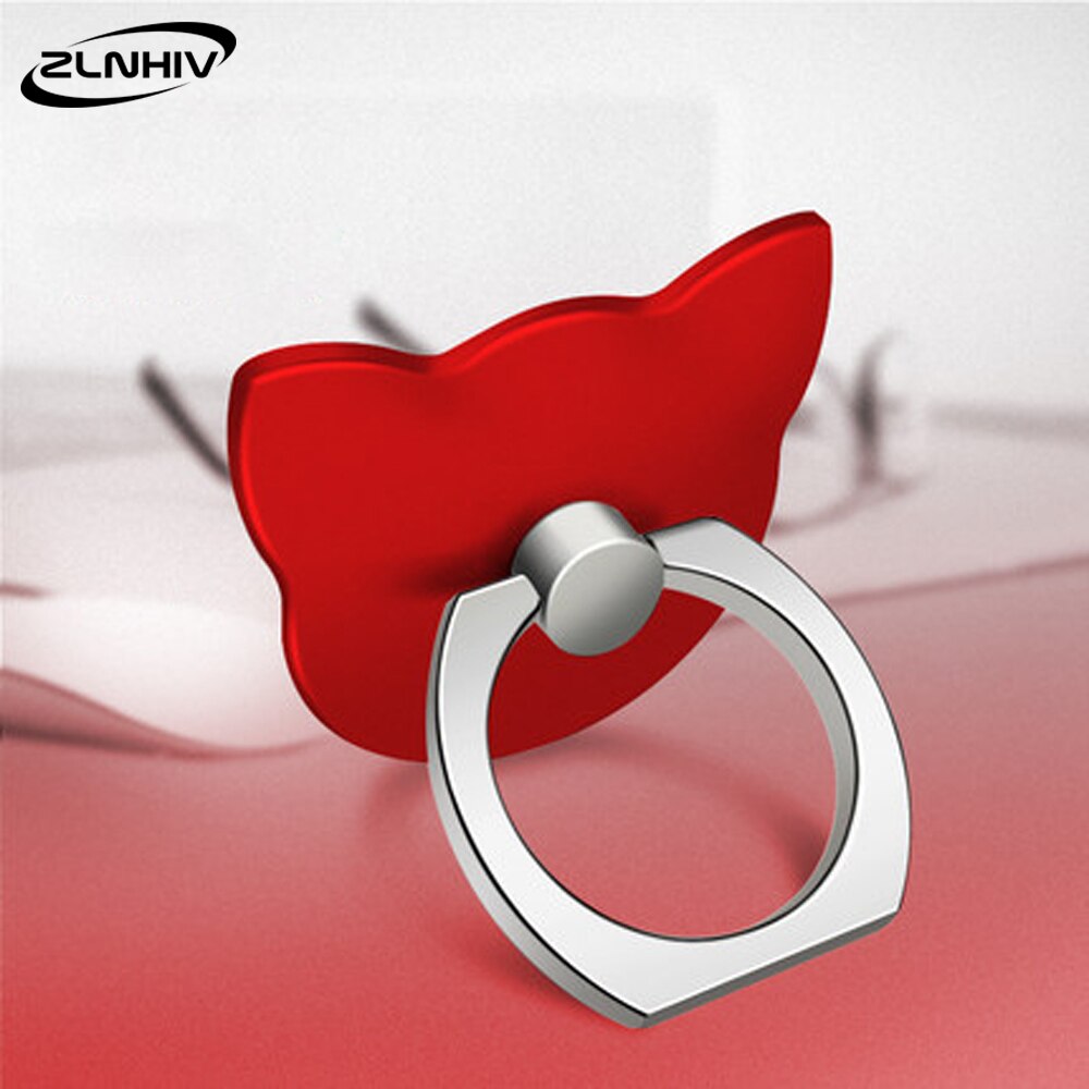 ZLNHIV handy halter ständer zubehör ring halterung für iphone grip unterstützung zelle handy finger halter runde unterstützung schreibtisch: C-Red