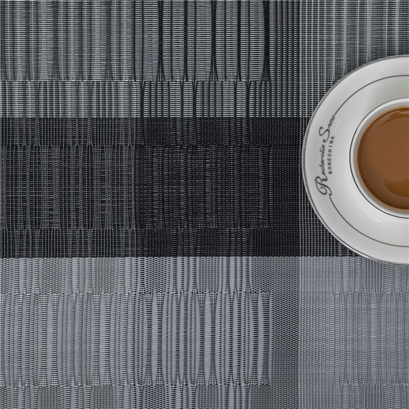 Luxury Table Runner for Dining Table Brown Black Non-slip Pad Waterproof Mat PVC Table Runners Placemats Table Decoration 30x180