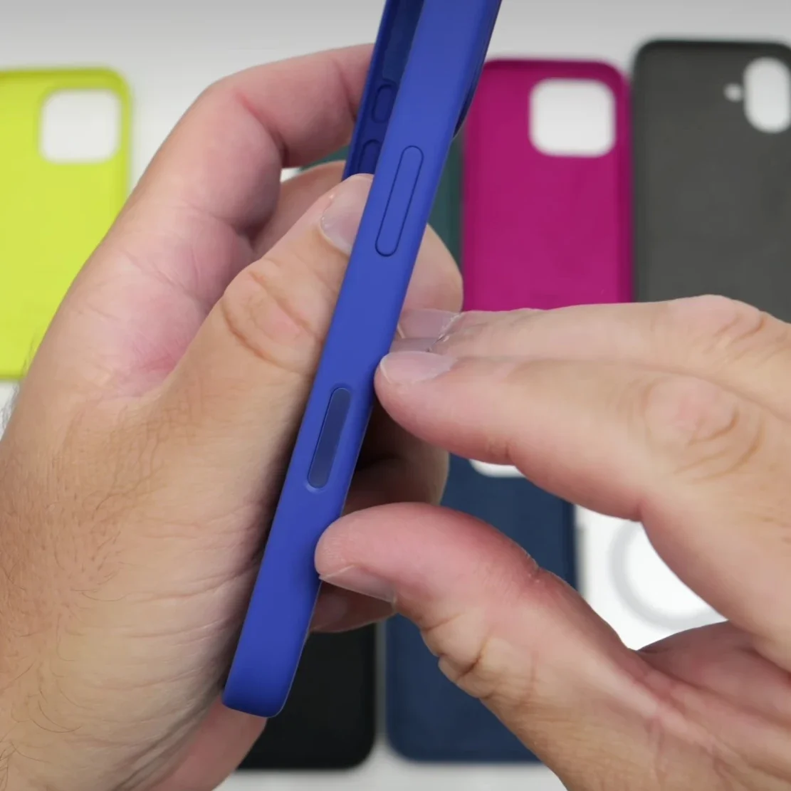 Carcasă originală magsafe pentru iphone 16 pro 16 promax, silicon lichid 16 cu control al camerei și încărcare wireless, protecție completă